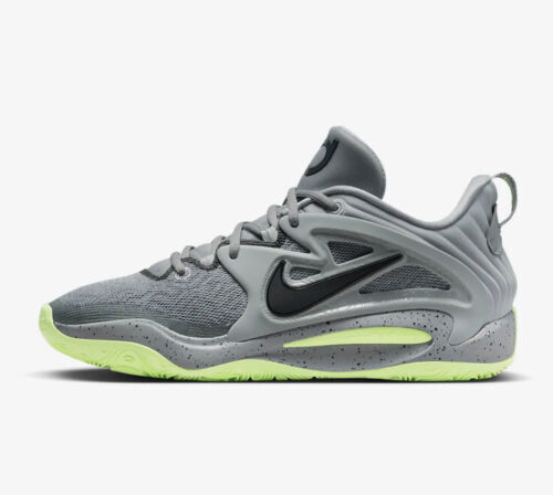 Nike KD 15 TB Wolf Grey Volt Lime DO9826-001 Men\'s Shoes Size 11.5 Nike KD 15 TB Wolf Grey Speckled Volt Green Black Sneakers  main image 3