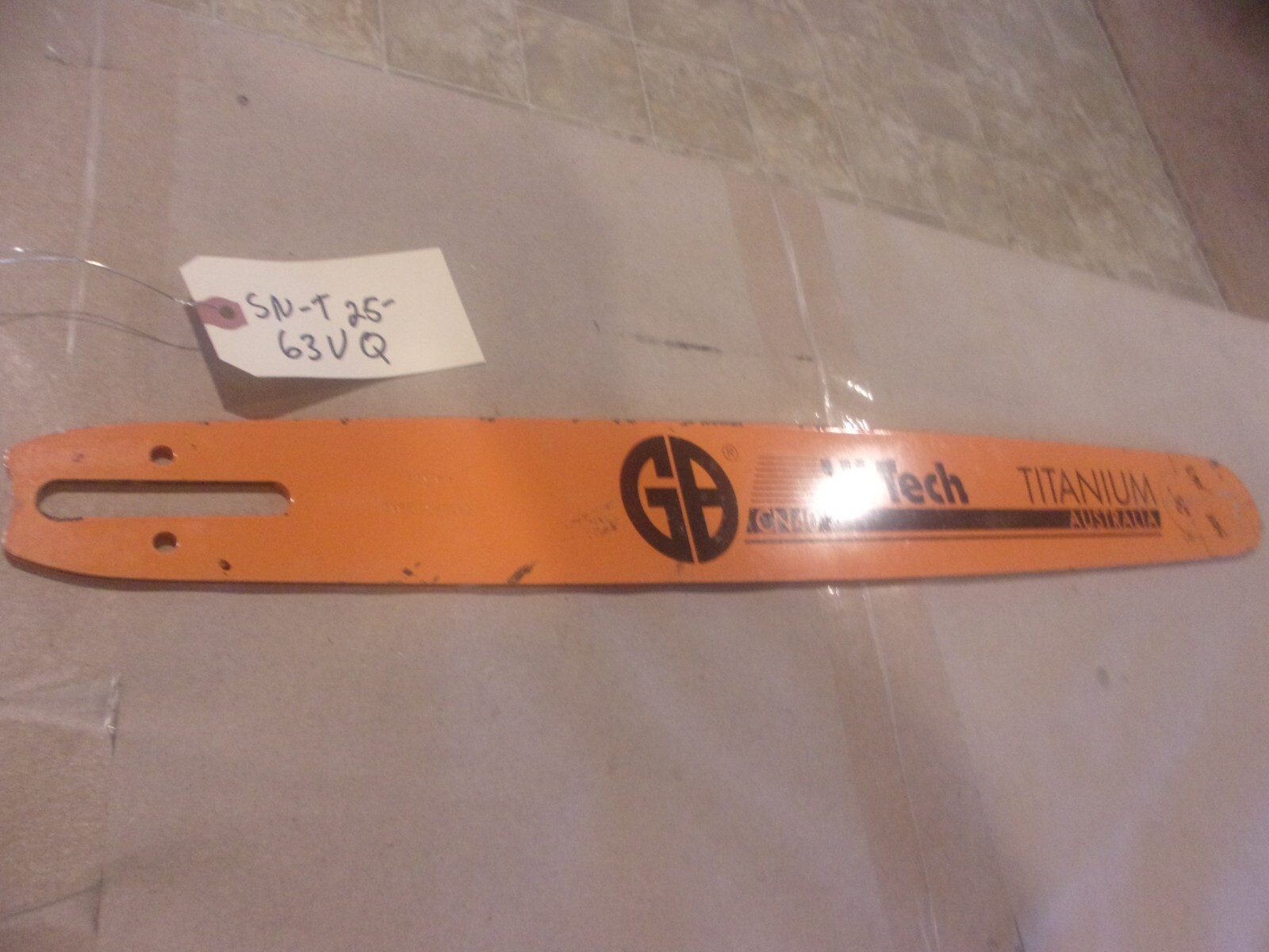 GB CHAINSAW BAR TITANIUM HI TECH CN40 25" SNT2563VQ eBay