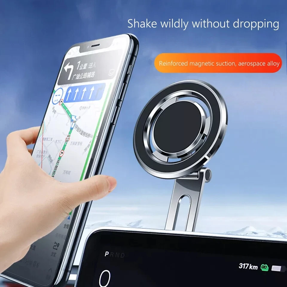 Universal Magnetic 360° Rotating Car Mobile Phone Mount Dashboard Strong Holder - Image 4 of 4
