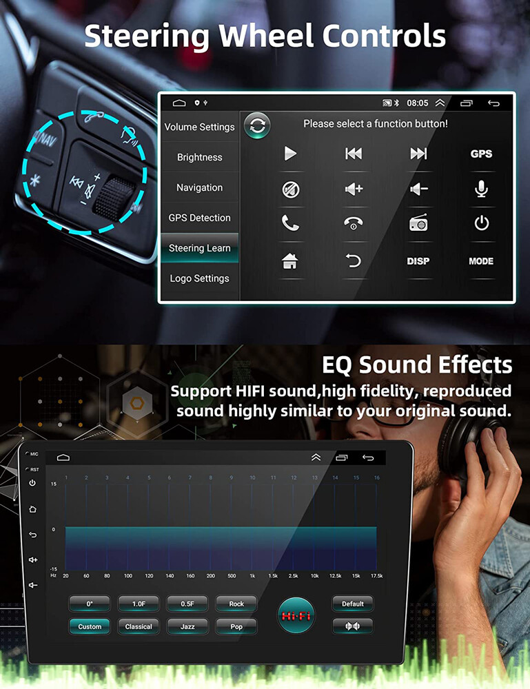 for Nissan Rogue MK2 XTrail Qashqai 1418 Android Auto Apple Carplay