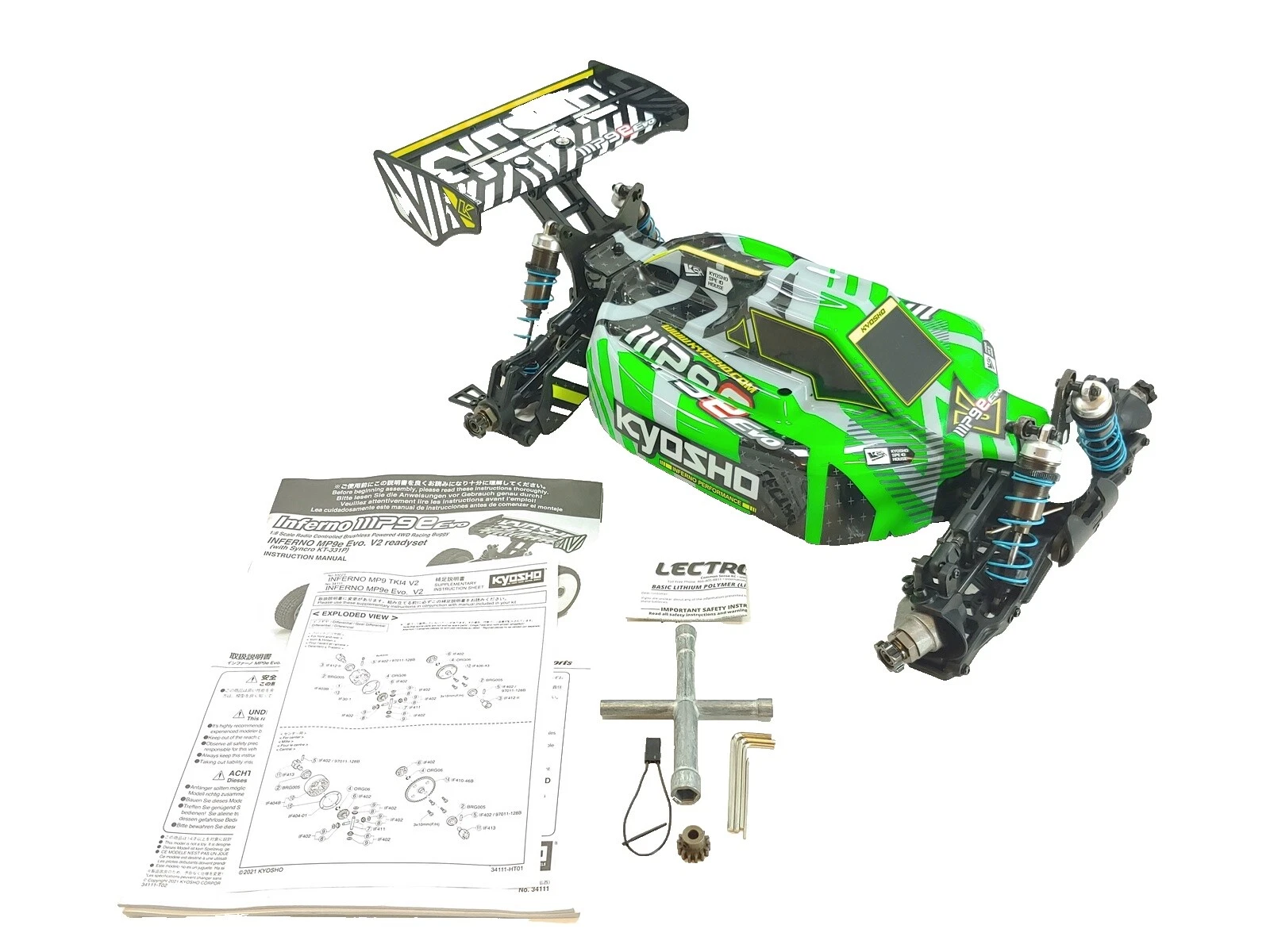 Kyosho 1:8 Scale Hobby RC Car, Truck & Motorcycle Buggies