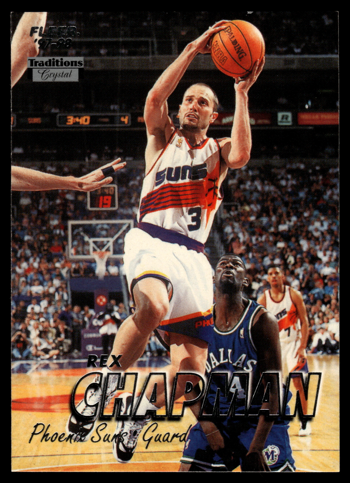1997 Fleer Rex Chapman  #89 Phoenix Suns Basketball Card