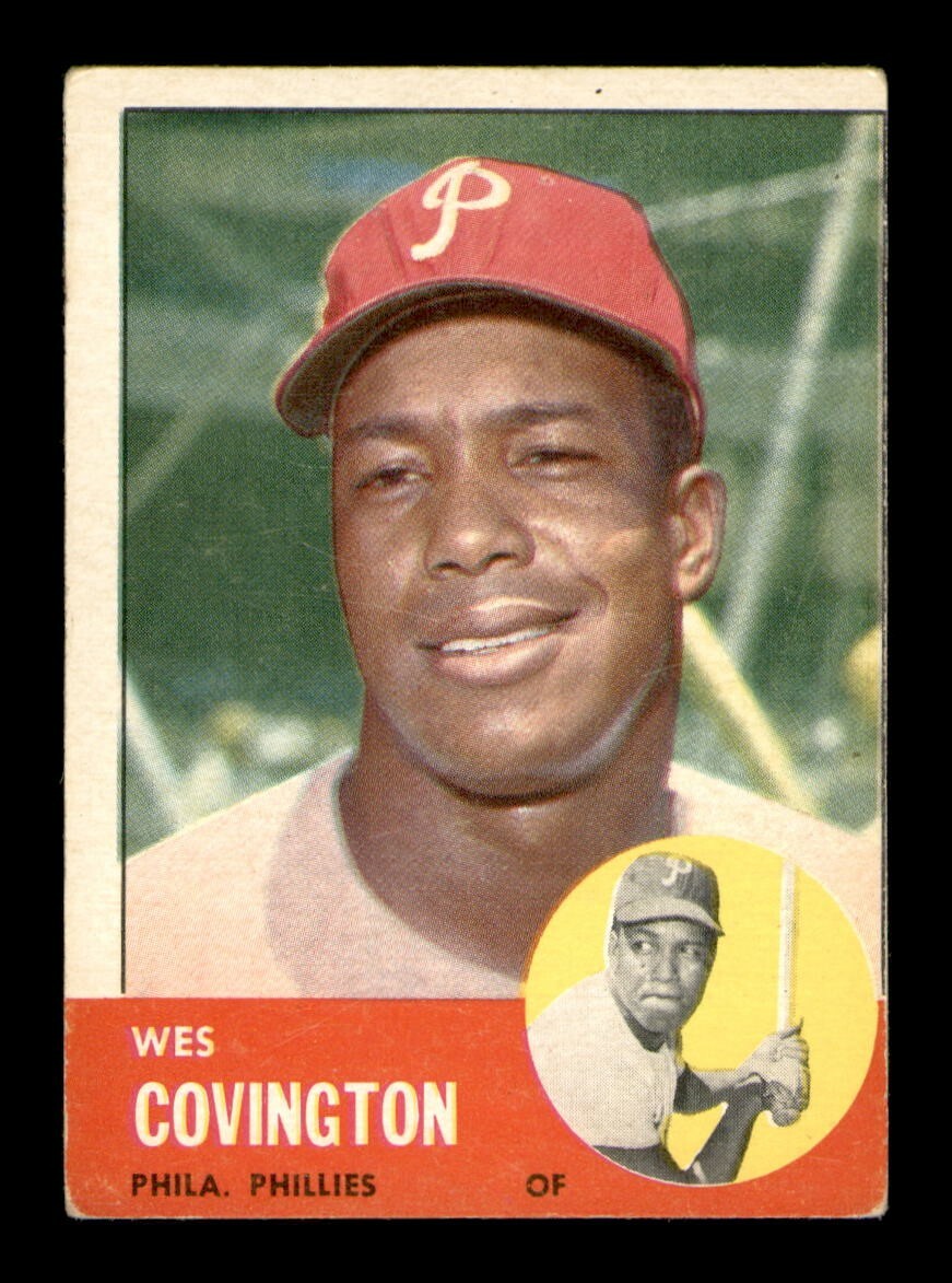 1963 Topps Set Break #529 Wes Covington VG *OBGcards*