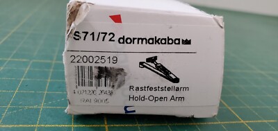 Dormakaba Rastfeststellarm TS 71/72 RAL 9005 (22002519)