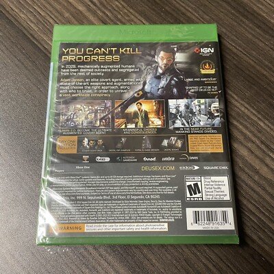 Deus Ex: Mankind Divided - Day One Edition XBOX One Brand New +