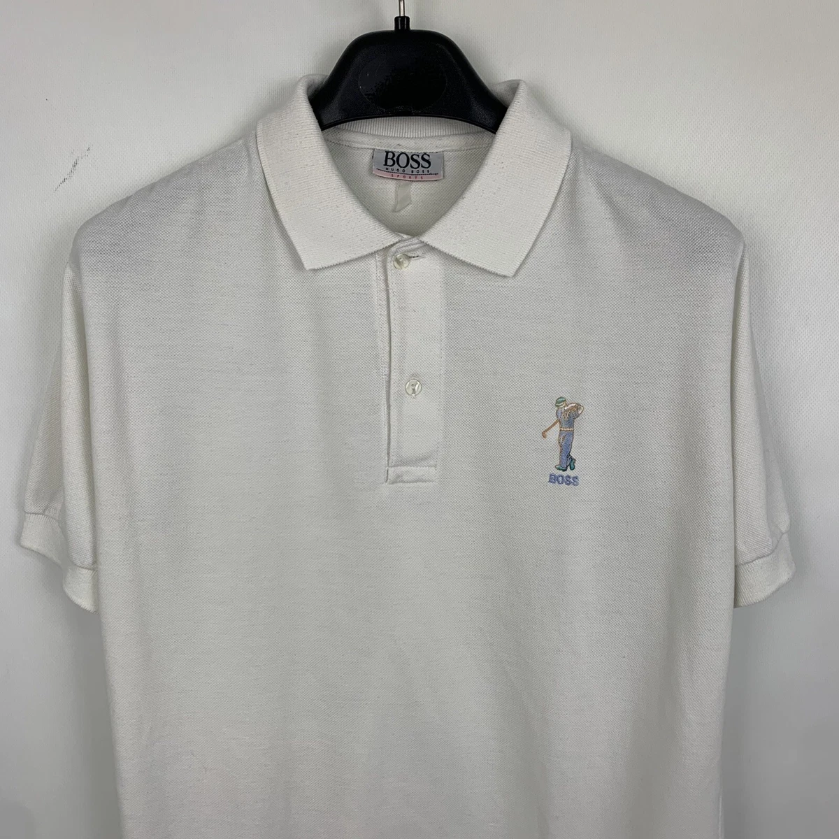 Boss polo shirt white cheap