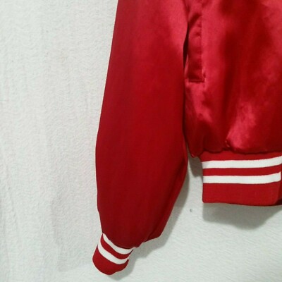 BONES 赤 ジャケット　AUBURN sportswear メイドインUSA BONES 赤 ジャケット AUBURN sportswear メイドインUSA