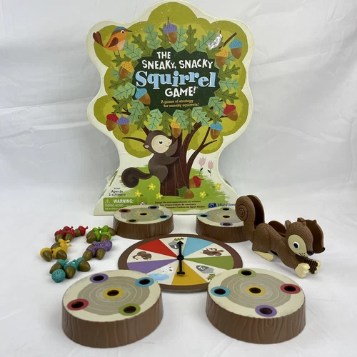 The Sneaky Snacky Squirrel Game Replacement Pieces Nuts Logs Spinner Squirrel