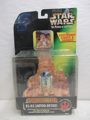 Kenner Star Wars Power of the Force Electronic Power R2-D2 UNGEÖFFNET SEALED