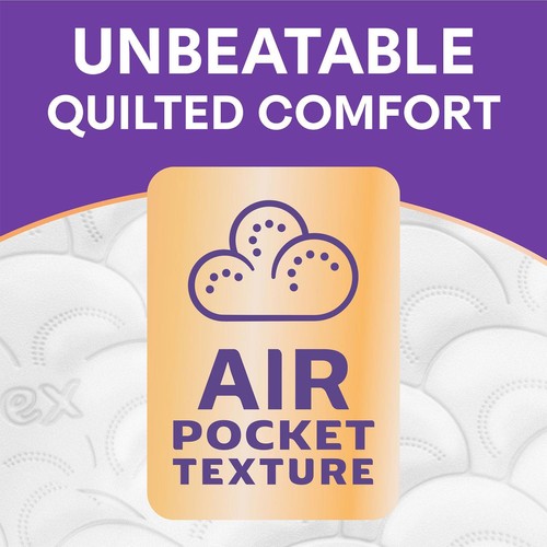 Andrex Toilet Rolls x144 Supreme Quilts Fragrance-Free 3 Ply Toilet Paper Rolls - Picture 2 of 8