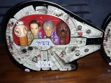Star Wars Millenium Falcon PEZ Set 4 Dispensers in Collector's Tin, Very Nice
