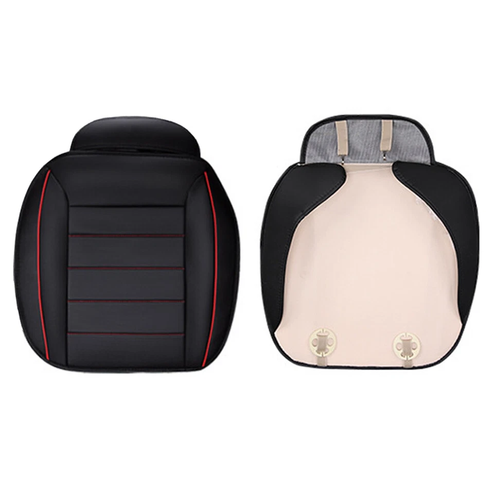 Funda de asiento de coche delantera envolvente completa alfombrilla de cuero almohadilla silla de coche cojín protectores Foto 4 de 4