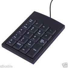 USB 19 keys Numeric Number Num Pad Keypad Keyboard for Laptop Notebook US Seller