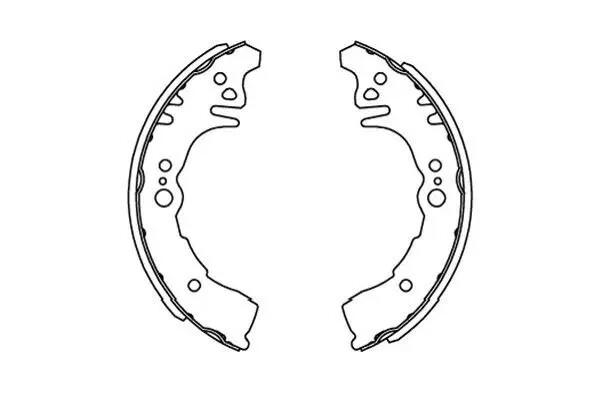 Ganasce freno KBS-9917 KAVO PARTS per TOYOTA YARIS