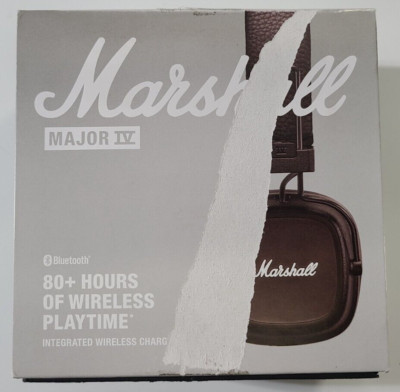 美品　Marshall majar IV brown ブラウン Marshall Major IV ワイヤレスヘッドホン/ブラウン Major IV