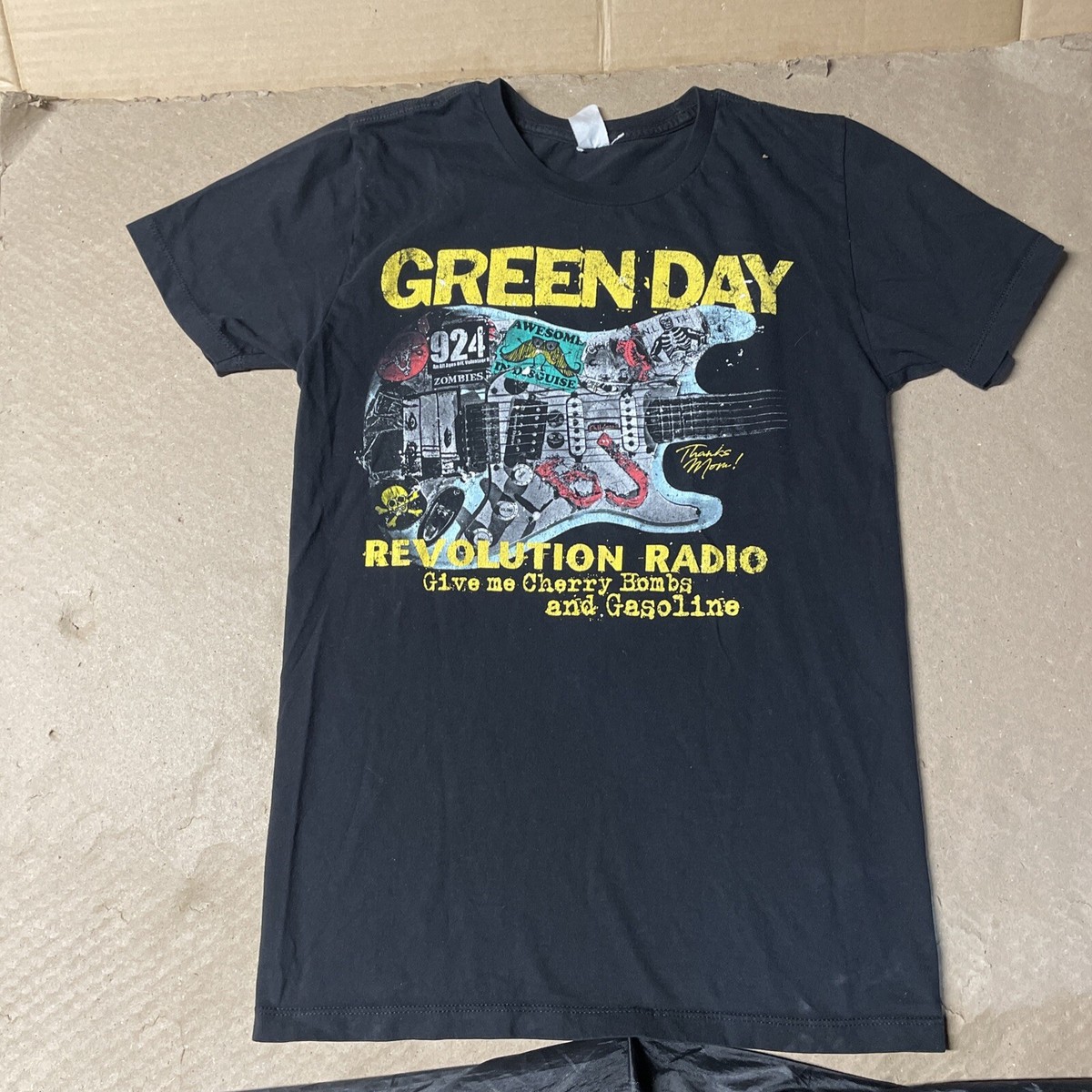 Green Day Shirt Adult Small Black Short Sleeve Revolution