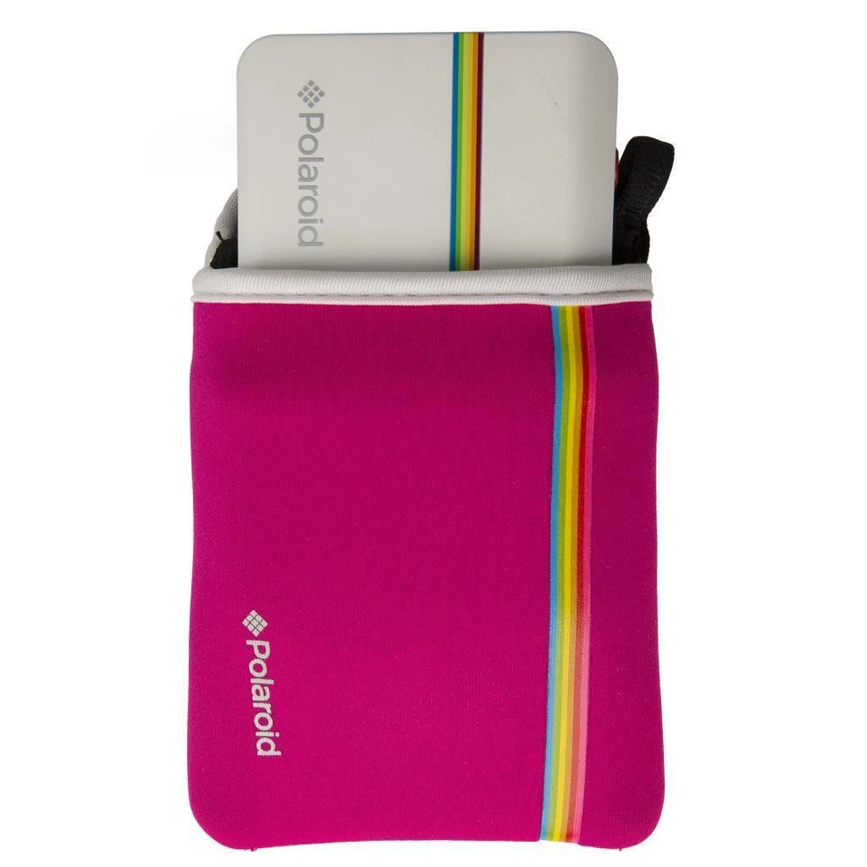 Bolsa de neopreno Polaroid para cámara instantánea Polaroid Z2300 (rosa) Foto 3 de 4