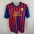 Barcelona Soccer Jersey #10 Messi FC Football Club FCB Spain SS Shirt Mens Large