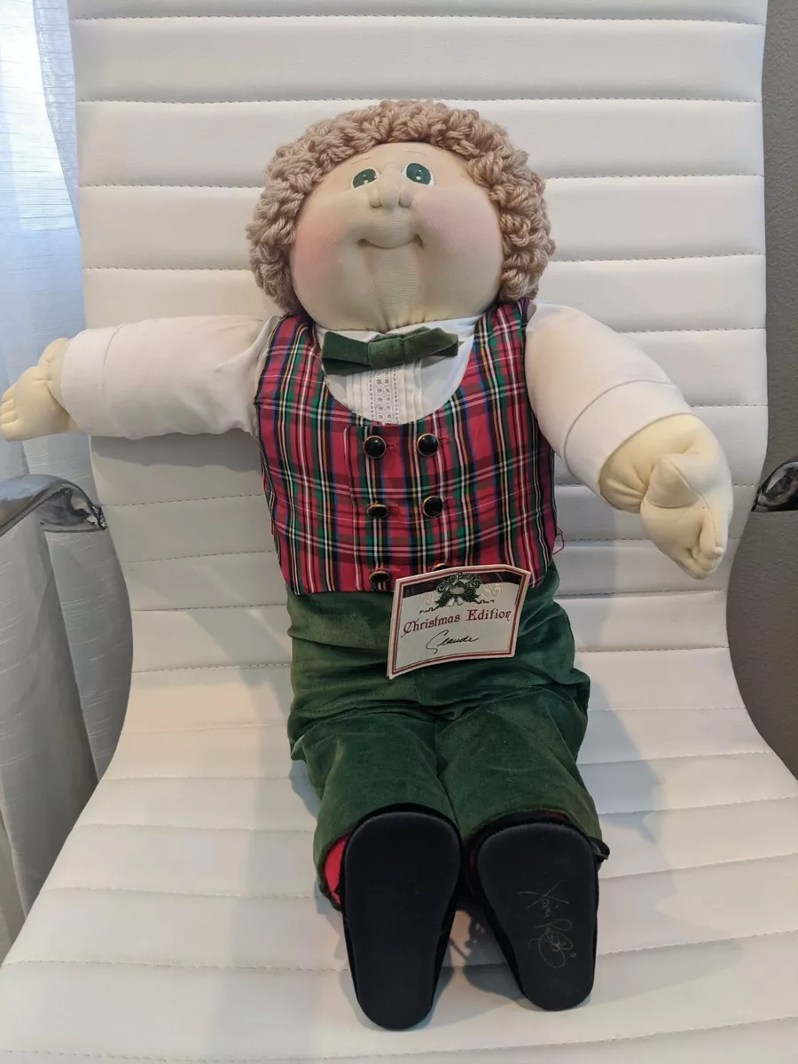 1985 Cabbage Patch Kids Soft Sculptures Christmas Edition Claude