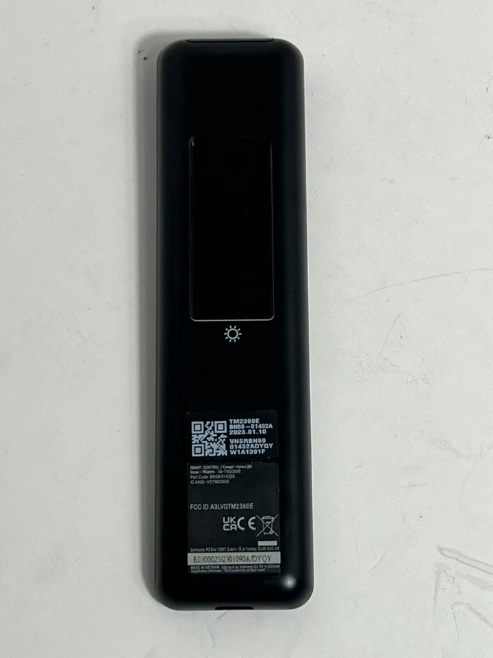 Genuine Samsung Solar Cell Voice Smart TV Remote TM2360E BN59-01432A Black ~ HVD - Image 3 of 4