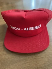 Ryco Alberici Vintage Hat Cap Trucker Snapback Mesh 90s New Era Dupont Visor Pro