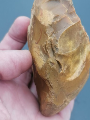 Acheulean culture Lower Paleothic France Handaxe Biface in Jasper Dordogne - Picture 6 of 16