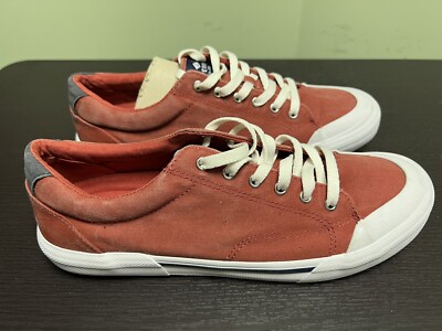 Sperry Men's Red Top Sider Low Top Sneakers STS18649 - US Size 9 1/2