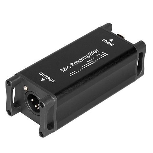 Microphone Amplifier 20Hz-20kHz Mic Preamplifier for Home Recording Livestream - Afbeelding 3 van 14