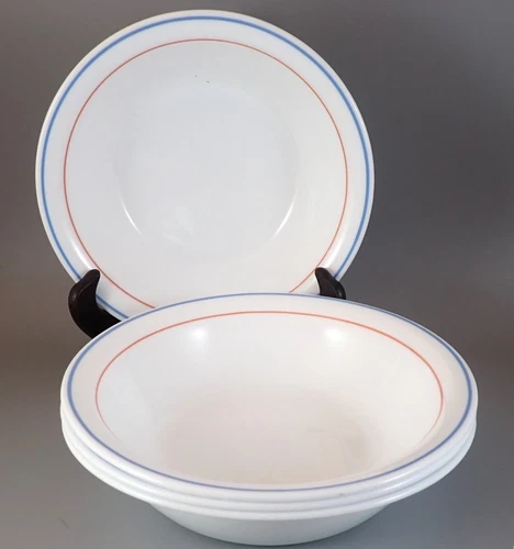 Corelle Country Cornflower Coupe Soup Bowls (Set of 4) Corning Discontinued