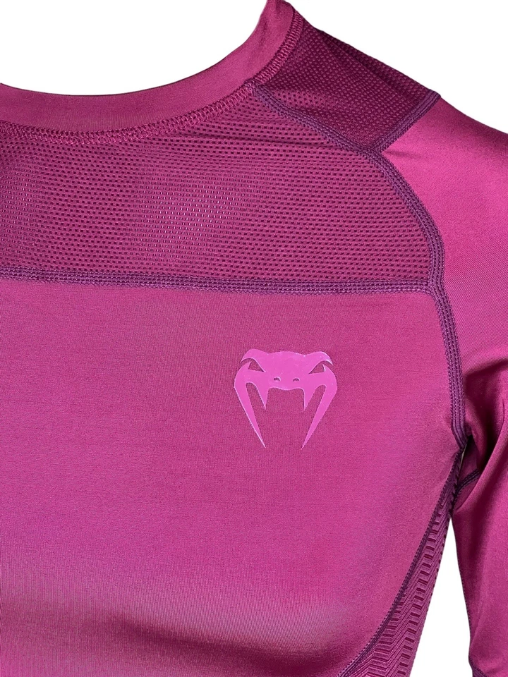 男式 Venum Performance G-Fit Rashguard 长袖压缩衬衫,尺寸 M — 第 3/4 张图片