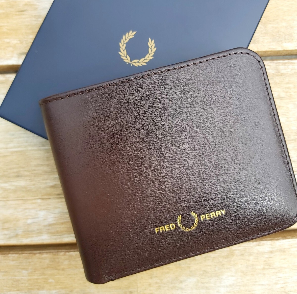 ◆FRED PERRY◆ Tumbled Leather Zip Billfold Wallet 102 CFPU2 Fred Perry Tumbled Leather Zip Billfold Wallet Black | eBay