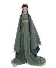 New Layered Green Hanfu Set With Robes, Pants  Sashes For 1/3 BJD Doll Verta