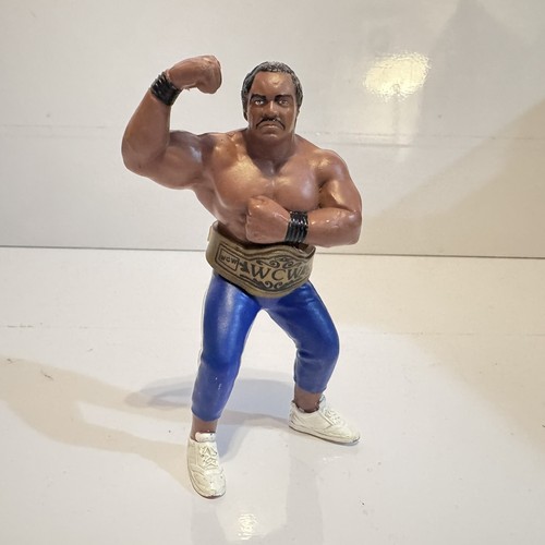 Ron Simmons WCW Vintage Action Figure & Belt -...