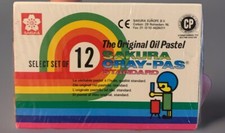 NEW The Original OIL PASTEL SAKURA CRAY-PAS Standard Art OIL PASTELS Set of 12