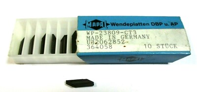 10 MAPAL Wendeplatten für Reibahlen WP 23809-CT3 Neu  H36410