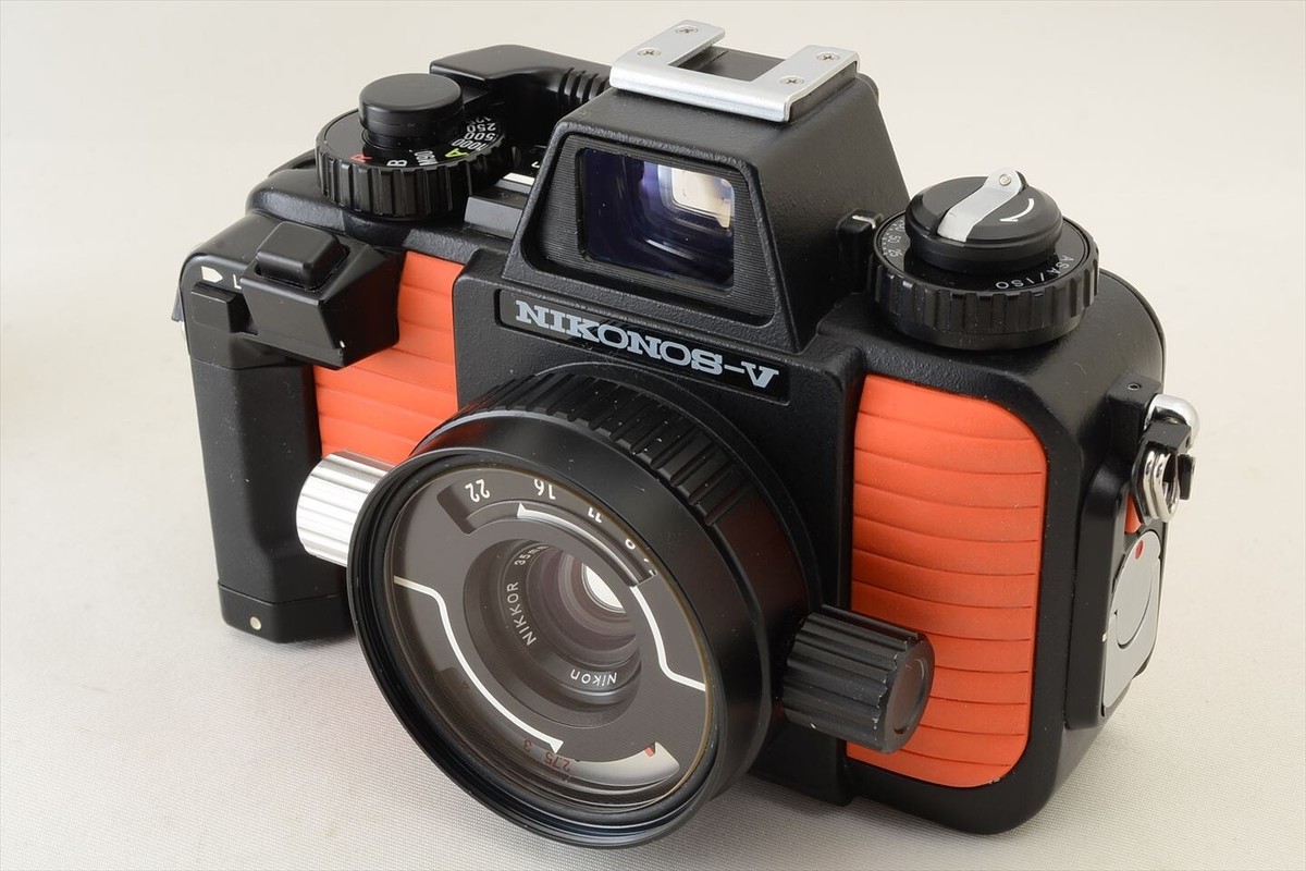 MINT w/ Box] Nikon Nikonos V Orange Film Camera Body 35mm f2.5