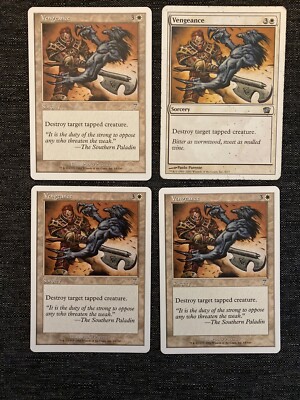 4x NM-MP Vengeance - 8th 7th Edition 7ED ~ MTG Magic The Gathering