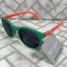 West Loop Sunglasses 58832FGK TRQ VL FWG Green/Orange Frames 100 UVA-UVB
