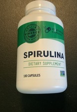 VIMERGY Natural Spirulina Capsules – Super Greens Supplement