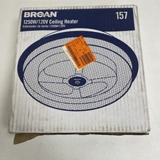 Broan 157 1250W Electric Radiant Ceiling Wall Heater Gray