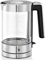 WMF Lono Wasserkocher Glas 1,7 Liter, Glaswasserkocher Mit Kalkfilter, Kabellos