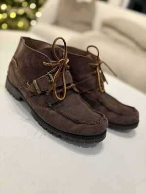 Polo Ralph Lauren Suede Romford Boots Size 10D Shoes Leather 