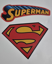 Dc Comics Superman Logo Decalsticker Set 2-piece