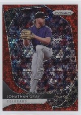 2020 Panini Prizm Quick Pitch Red Donut Circle 16/99 Jon Gray Jonathan #48 07rd