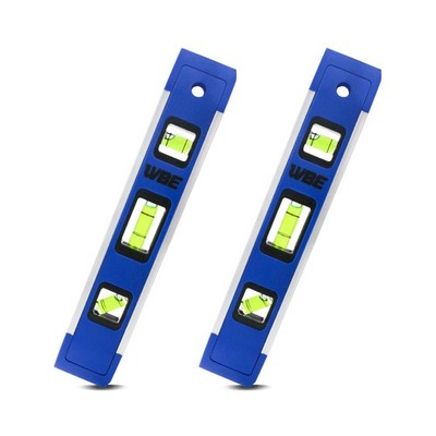 9-Inch Magnetic Torpedo Level,Yellow Aluminum Magnetic Torpedo Level, 180/90/...