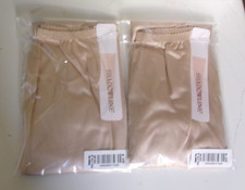 Two Shadowline Lingerie Flair Half-slips 30" Nude Size Medium