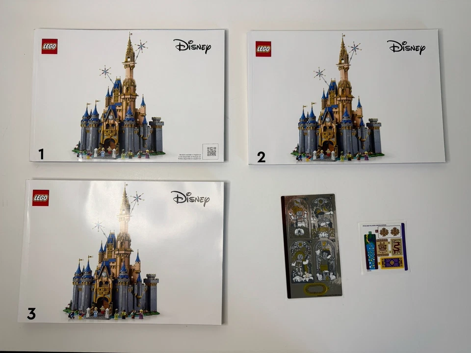 LEGO Disney Castle 43222 - Build Only - No Minifigures - NEW UNASSEMBLED w/ Box - Image 2 of 4