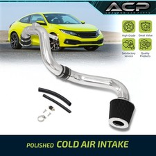 For 12-15 Honda Civic 1.8l Dx Lx Ex Cold Air Short Ram Intake Induction Chrome
