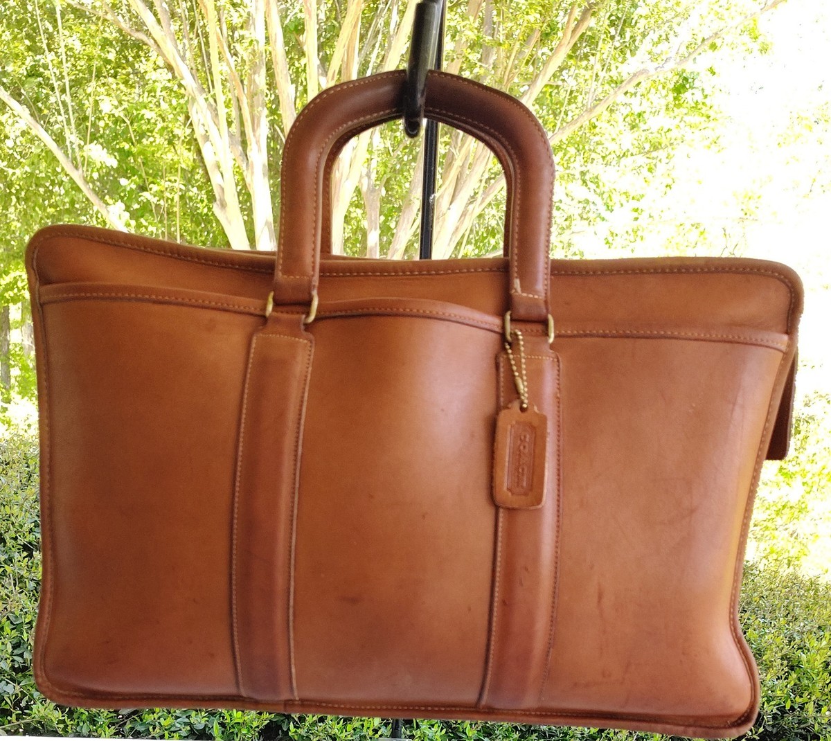 Coach MEDIUM Vintage 1618 Whiskey Business Brief 70s Made in New
