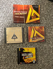 Delta Force PC Game Lot with Land Warrior and Xtreme Field Manual CD-ROM